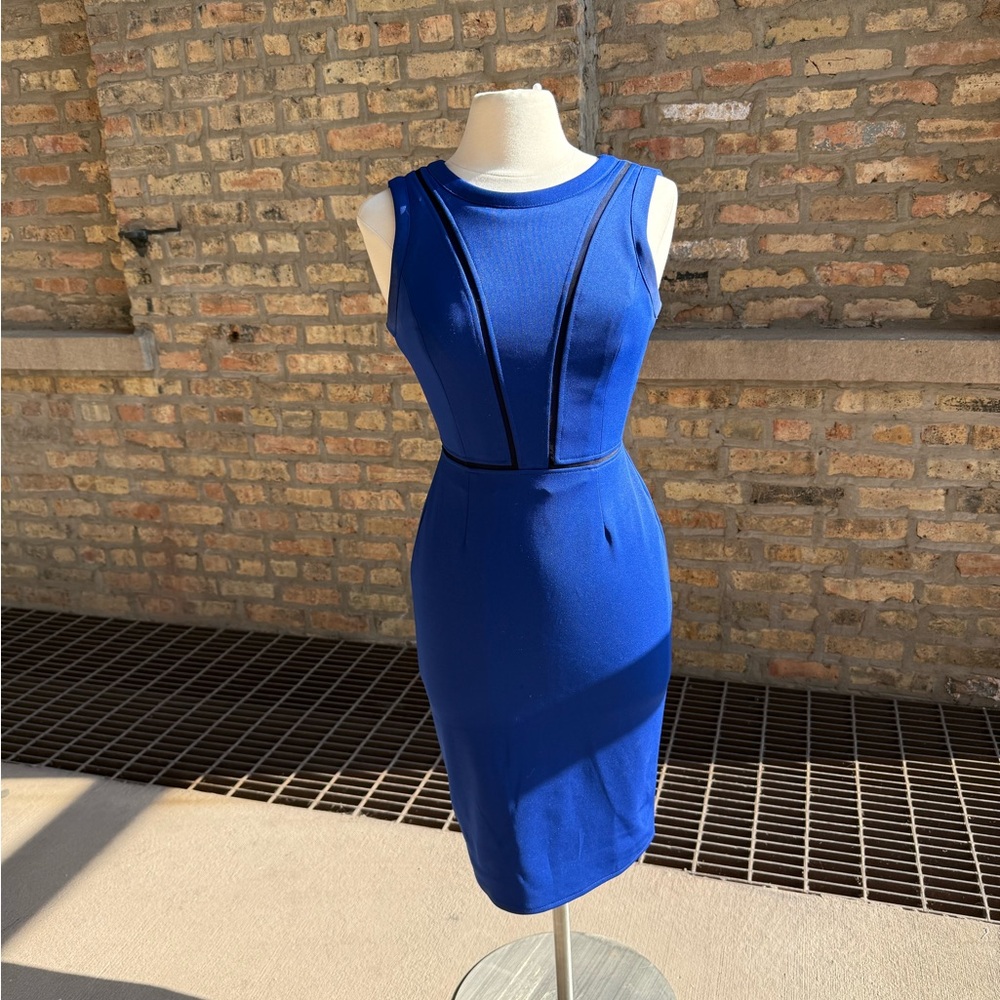 Vince Camuto Royal Blue Midi Dress